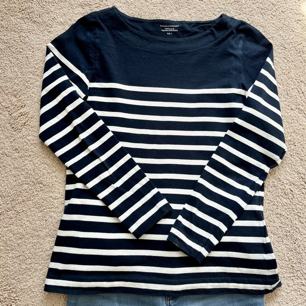 Classic Navy Stripe Shirt